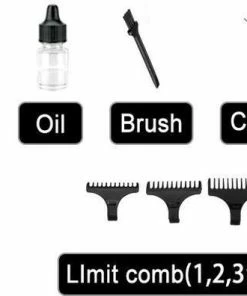 Goedkoop 🔥 Kemei KM-700B - Luxe Tondeuse - Professionele Trimmer - Groomer - Scheerapparaat - Baardtrimmer - Precisietrimmer - Haarstyling - Haartrimmer - Goudkleurig - Draadloos - USB Opladen - Inclusief 3 Opzetkammen & Olieflesje 🔥 -Oral-B Shop 550x396 4