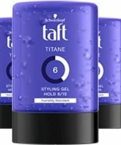 Uitgang 😉 Taft Titane Styling Gel Tottle 6x 300ml - Voordeelverpakking 😀