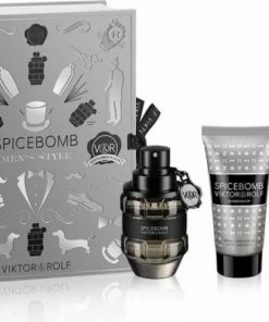 Begroting 🔔 Viktor En Rolf Viktor & Rolf Spicebomb Pour Homme Geschenkset - Eau De Toilette + Aftershave Balm + Non Foaming Shave Cream ✨