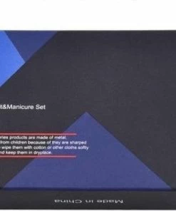 Promo 🔥 Merkloos Manicure Set - Pedicure Set - 4-delig - Luxe - Schaar - Vijl - Nagelknipper - Pincet - Donkergrijs - PU Leer - Reisset - Reis Set 🎉 -Oral-B Shop 550x402 2