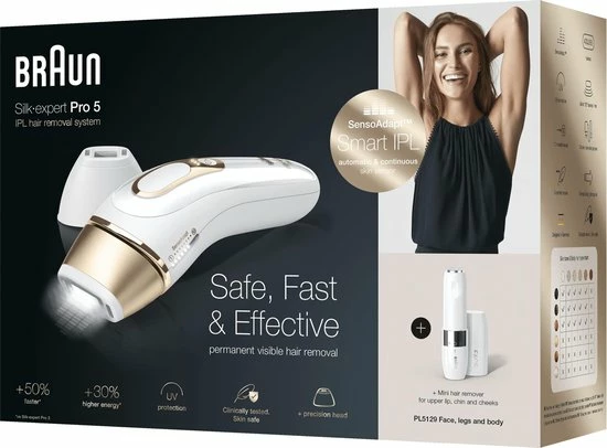 Flash-uitverkoop π Braun Silk Expert Pro 5 PL5129 - IPL Lichtontharingsapparaat π 8 Flash-uitverkoop π Braun Silk Expert Pro 5 PL5129 - IPL Lichtontharingsapparaat π - Afbeelding 6