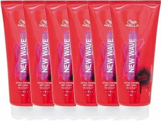 Promo β€οΈ Wella New Wave Wet Look 6x200ml Gel π 3 Promo β€οΈ Wella New Wave Wet Look 6x200ml Gel π