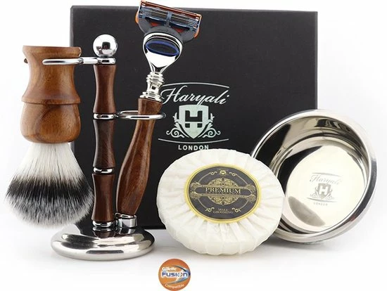 Kopen π Haryali London Compleet Shaving Set In Hout & Metaal. Cadeau Voor Hem (Wooden Shaving Set) β 3 Kopen π Haryali London Compleet Shaving Set In Hout & Metaal. Cadeau Voor Hem (Wooden Shaving Set) β