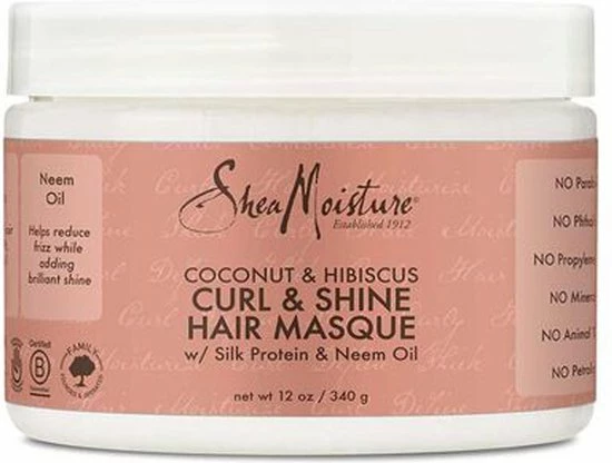 Korting β¨ Shea Moisture Coconut & Hibiscus Curl & Shine Hair Masque 340gr π 3 Korting β¨ Shea Moisture Coconut & Hibiscus Curl & Shine Hair Masque 340gr π