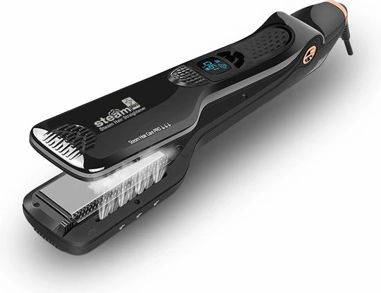 Gloednieuw 🔥 SteamPlus® Premium Stoom Stijltang - Alternatief Voor Steampod - Zwart ⭐ 3 Gloednieuw 🔥 SteamPlus® Premium Stoom Stijltang - Alternatief Voor Steampod - Zwart ⭐