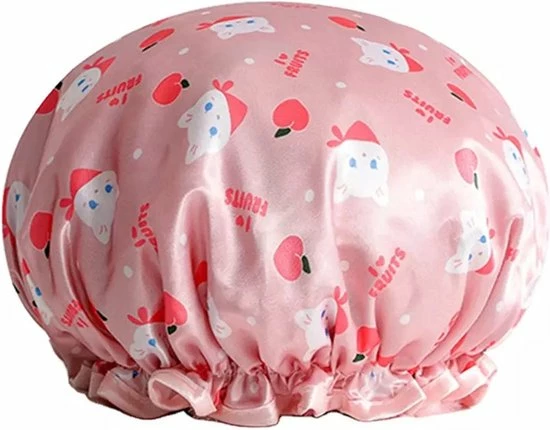 Uitgang π₯ Merkloos Douchemuts Kind Meisje Waterproof - Waterdicht (1-10 Jaar) - Badmuts Roze Met Poes En Fruit - Douchekap π₯° 3 Uitgang π₯ Merkloos Douchemuts Kind Meisje Waterproof - Waterdicht (1-10 Jaar) - Badmuts Roze Met Poes En Fruit - Douchekap π₯°