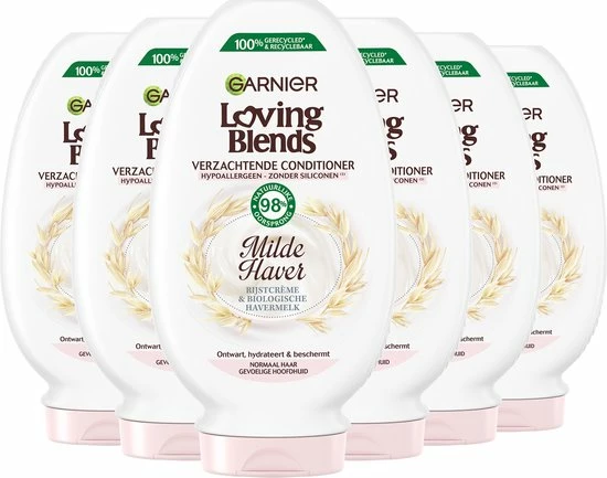 Aanbiedingen ✔️ Garnier Loving Blends Conditioner - Milde Haver - Normaal Haar En Gevoelige Hoofdhuid - 6 X 250 Ml - Voordeelverpakking 🛒 3 Aanbiedingen ✔️ Garnier Loving Blends Conditioner - Milde Haver - Normaal Haar En Gevoelige Hoofdhuid - 6 X 250 Ml - Voordeelverpakking 🛒