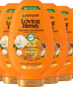 Flash-uitverkoop 💯 Garnier Loving Blends Conditioner - Argan & Cameliaolie - Droog En Dof Haar - 6 X 250 Ml - Voordeelverpakking ⌛
