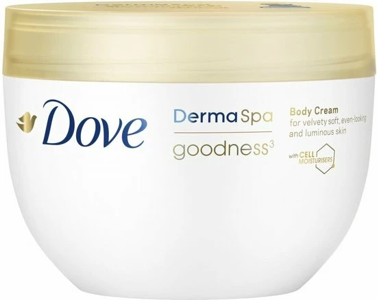 Begroting π Dove DermaSpa Goodness - 300 Ml - Bodycrème β€οΈ 3 Begroting π Dove DermaSpa Goodness - 300 Ml - Bodycrème β€οΈ