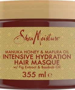 Beste deal 🧨 Shea Moisture Manuka Honey & Mafura Oil - Intensive Hydration Haarmasker - 355 Ml 🌟