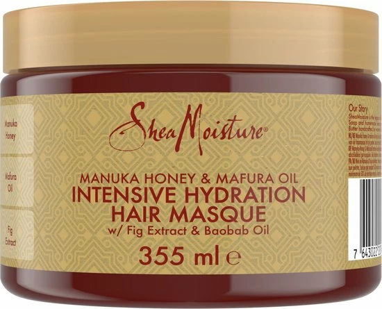 Beste deal 𧨠Shea Moisture Manuka Honey & Mafura Oil - Intensive Hydration Haarmasker - 355 Ml π 3 Beste deal 𧨠Shea Moisture Manuka Honey & Mafura Oil - Intensive Hydration Haarmasker - 355 Ml π