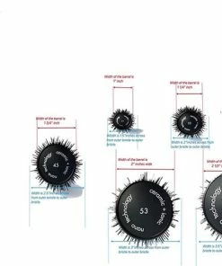 Coupon ⭐ Merkloos Haarborstel Nano Technology Ceramic Ronde 53 Mm | Föhnborstel – Föhn – Haarborstel – Stijltang – Haarklem - Zwart 🎉 -Oral-B Shop 550x445 6