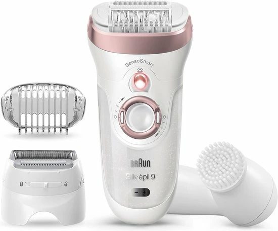 Promo β€οΈ Braun Silk-épil 9 9-880 - Epilator - Voor Vrouwen Voor Langdurige Ontharing - Wit/Roségoud π 5 Promo β€οΈ Braun Silk-épil 9 9-880 - Epilator - Voor Vrouwen Voor Langdurige Ontharing - Wit/Roségoud π - Afbeelding 3