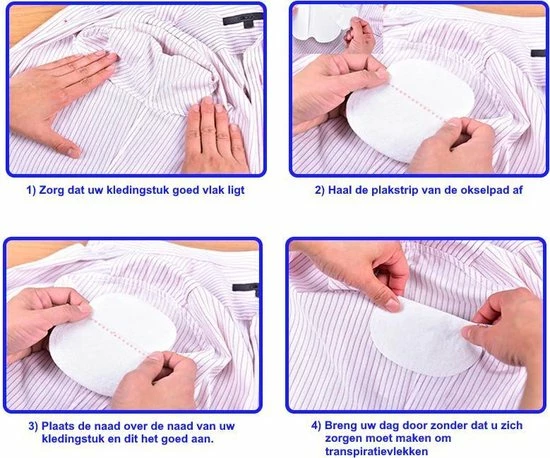 Goedkoopste ???? GoShops Anti-transpirant Okselpads - 30 Stuks - Zweet Pads - Tegen Zweetvlekken - Dames - Heren - Anti-zweet - Wegwerp - Katoen - Eenmalig Gebruik - Wit ???? 5 Goedkoopste ???? GoShops Anti-transpirant Okselpads - 30 Stuks - Zweet Pads - Tegen Zweetvlekken - Dames - Heren - Anti-zweet - Wegwerp - Katoen - Eenmalig Gebruik - Wit ???? - Afbeelding 3
