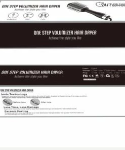 Coupon ❤️ Merkloos 3 In 1 Föhnborstel -fohnborstels- Magic Brush-Krulborstel- Voor Lang/kort/stijl/krullen Haren-1200W-zwart Goud 🤩 -Oral-B Shop 550x458 2