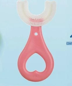 Nieuw 😍 Comfort & Gemak Tandenborstel Voor Kind En Peuter - Eenvoudig, Hygiënisch En De Oplossing Voor Tandenpoetsen Bij Kinderen - BPA Vrij – ROZE 🤩
