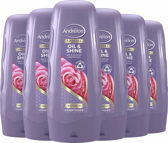 Nieuw π₯° Andrélon Oil & Shine Special Conditioner - 6 X 300 Ml - Voordeelverpakking β 5 Nieuw π₯° Andrélon Oil & Shine Special Conditioner - 6 X 300 Ml - Voordeelverpakking β - Afbeelding 3