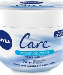 Gloednieuw 👍 NIVEA Care Voedende Crème - Voor Gezicht & Lichaam - 400 Ml 😍