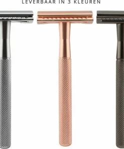 Begroting ❤️ Bolano® Safety Razor Rose Gold + 30 Double Edge Scheermesjes - Klassiek Scheermes Voor Mannen En Vrouwen - D657 🥰 -Oral-B Shop 550x472 1
