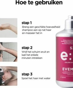 Promo 🔥 EVEMORE Semi Permanent Haarkleurings Shampoo - Kleurshampoo - Semi-Permanente Haarverf - Rood / Roze 🧨 -Oral-B Shop 550x474 4