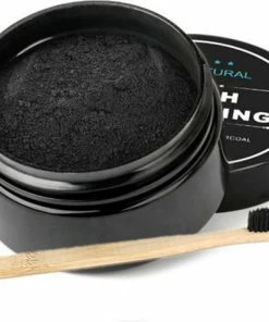 Beste Verkoop 🔥 Merkloos Natural Teeth Whitening - Activated Organic Charcoal 30g/ Tanden Bleken /100% Natuurlijk Poeder / 😀