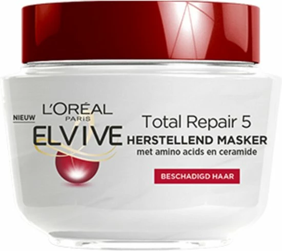 Kopen β¨ L’Oréal Paris L'Oréal Paris Elvive Total Repair 5 Haarmasker - 6x 300 Ml - Voordeelverpakking π€© 14 Kopen β¨ L’Oréal Paris L'Oréal Paris Elvive Total Repair 5 Haarmasker - 6x 300 Ml - Voordeelverpakking π€© - Afbeelding 12