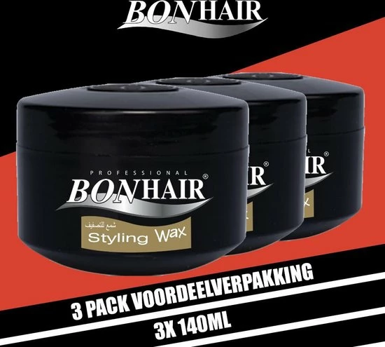 Groothandel π BON HAIR Bonhair Professional Styling Wax 140 Ml - 3 Pack Voordeelverpakking π 3 Groothandel π BON HAIR Bonhair Professional Styling Wax 140 Ml - 3 Pack Voordeelverpakking π