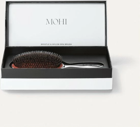 Kopen π MOHI - Bristle & Nylon Spa Brush - Platinum Edition | Antiklit Haarborstel π€© 6 Kopen π MOHI - Bristle & Nylon Spa Brush - Platinum Edition | Antiklit Haarborstel π€© - Afbeelding 4