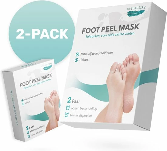 Goedkoop 𧨠Soft & Silky - Eeltsokken - 2 Pack - Voetmasker - Foot Peel Mask - Eelt Verwijderaar - Voetvijl - Eeltverwijderaar - Eeltvijl - Eeltrasp π 3 Goedkoop 𧨠Soft & Silky - Eeltsokken - 2 Pack - Voetmasker - Foot Peel Mask - Eelt Verwijderaar - Voetvijl - Eeltverwijderaar - Eeltvijl - Eeltrasp π