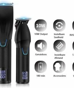 Nieuw ✔️ Good Experience Professionele Draadloze Tondeuse Incl. Reistas - Trimmer - Tondeuses - Scheerapparaat Mannen - Hoofdhaar - Haartrimmer - Baard - Trimmerset - Hair Clipper - Tondeuse Cheveux - Hair - Toilettas Heren 😀 -Oral-B Shop 550x500 4