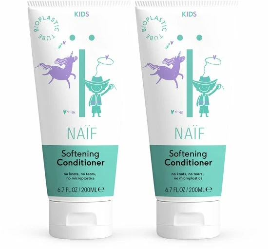 Begroting ❤️ Naïf Kids Conditioner - Voordeelverpakking 2 X 200ml - Met Natuurlijke Ingrediënten ⌛ 3 Begroting ❤️ Naïf Kids Conditioner - Voordeelverpakking 2 X 200ml - Met Natuurlijke Ingrediënten ⌛
