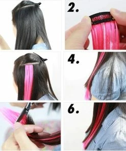 Goedkoop ⌛ FISKA - 13X Hairextension Mix Kleur - Clip In Haar - Haar Extrension - Nephaar - Kunsthaar - Carnaval - Verkleden 🛒 -Oral-B Shop 550x515 3