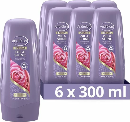Nieuw π₯° Andrélon Oil & Shine Special Conditioner - 6 X 300 Ml - Voordeelverpakking β 3 Nieuw π₯° Andrélon Oil & Shine Special Conditioner - 6 X 300 Ml - Voordeelverpakking β