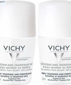 Coupon 🎁 Vichy Deodorant Gevoelige Huid Roller - Deodorant - 2 X 50 Ml 🛒