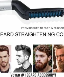 Beste Verkoop 😉 Merkloos Elektronische Baard & Hoofd Kam / Borstel - Baardstyler - Baardstijler - Baardverzorging - Baardborstel - Haarborstel - Stijltang Voor Mannen En Vrouwen - Grooming - Elektronische Baardborstel - Geschenk Voor Mannen - Geschenk Voor Vrouwen. 🧨