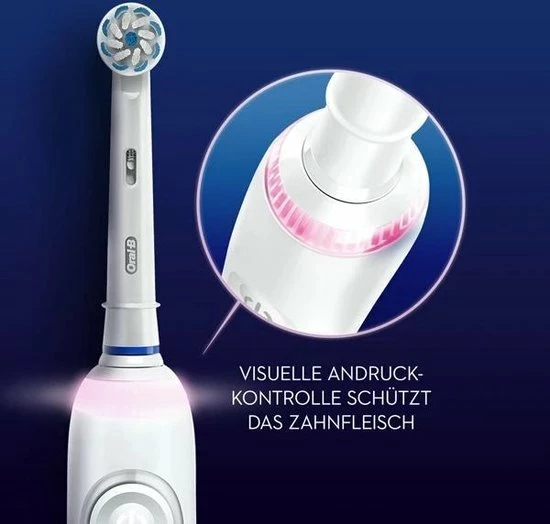 Nieuw π Oral B Braun Oral-B Smart Sensitive Elektrische Tandenborstel, Ontwikkeld Voor Mensen Met Gevoelige Tanden, Met Sensitiv-programma En Druksensor, Wit β¨ 8 Nieuw π Oral B Braun Oral-B Smart Sensitive Elektrische Tandenborstel, Ontwikkeld Voor Mensen Met Gevoelige Tanden, Met Sensitiv-programma En Druksensor, Wit β¨ - Afbeelding 6