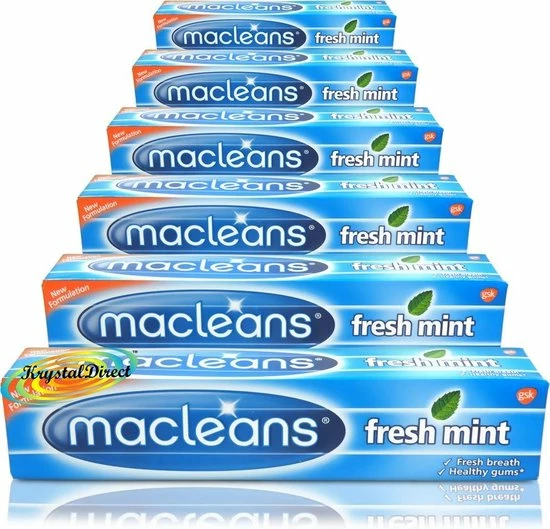 Hete verkoop ✨ Macleans Tandpasta - Fresh Mint - 6 X 125 Ml ✔️ 3 Hete verkoop ✨ Macleans Tandpasta - Fresh Mint - 6 X 125 Ml ✔️