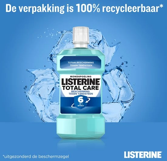 Groothandel 😍 LISTERINE Total Care Bescherming Tegen Tandsteen: Mondspoeling Voor Complete Bescherming Tegen De Opbouw Van Tandsteen Met 6-in-1 Effect - Met Essentiële Oliën, Fluoride En Zinkformule, 3 X 500 Ml 🤩 9 Groothandel 😍 LISTERINE Total Care Bescherming Tegen Tandsteen: Mondspoeling Voor Complete Bescherming Tegen De Opbouw Van Tandsteen Met 6-in-1 Effect - Met Essentiële Oliën, Fluoride En Zinkformule, 3 X 500 Ml 🤩 - Afbeelding 7