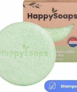 Coupon 🎁 HappySoaps Shampoo Bar - Fresh Bergamot - Dagelijks Gebruik En Normaal Haar - 100% Plasticvrij, Natuurlijk En Vegan - 70gr 🤩