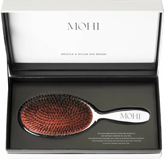 Kopen π MOHI - Bristle & Nylon Spa Brush - Platinum Edition | Antiklit Haarborstel π€© 16 Kopen π MOHI - Bristle & Nylon Spa Brush - Platinum Edition | Antiklit Haarborstel π€© - Afbeelding 14