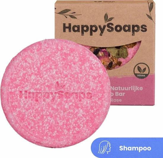 Coupon π HappySoaps Shampoo Bar - La Vie En Rose - Alle Haartypes - 100% Plasticvrij, Natuurlijk En Vegan - 70gr π 3 Coupon π HappySoaps Shampoo Bar - La Vie En Rose - Alle Haartypes - 100% Plasticvrij, Natuurlijk En Vegan - 70gr π
