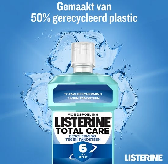 Groothandel 😍 LISTERINE Total Care Bescherming Tegen Tandsteen: Mondspoeling Voor Complete Bescherming Tegen De Opbouw Van Tandsteen Met 6-in-1 Effect - Met Essentiële Oliën, Fluoride En Zinkformule, 3 X 500 Ml 🤩 10 Groothandel 😍 LISTERINE Total Care Bescherming Tegen Tandsteen: Mondspoeling Voor Complete Bescherming Tegen De Opbouw Van Tandsteen Met 6-in-1 Effect - Met Essentiële Oliën, Fluoride En Zinkformule, 3 X 500 Ml 🤩 - Afbeelding 8