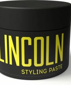 Promo ⭐ LINCOLN Styling Paste - Wax - 100% Natuurlijke Haarstyling Man Met Matte Haarwax - Mannen Haar Stylen Met Mat Look - 100ml 🎁
