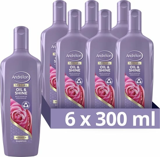 Beste Pirce β¨ Andrélon Oil & Shine Special Shampoo - 6 X 300 Ml - Voordeelverpakking π 3 Beste Pirce β¨ Andrélon Oil & Shine Special Shampoo - 6 X 300 Ml - Voordeelverpakking π