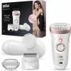 Promo ❤️ Braun Silk-épil 9 9-880 - Epilator - Voor Vrouwen Voor Langdurige Ontharing - Wit/Roségoud 🎁