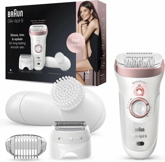 Promo β€οΈ Braun Silk-épil 9 9-880 - Epilator - Voor Vrouwen Voor Langdurige Ontharing - Wit/Roségoud π 3 Promo β€οΈ Braun Silk-épil 9 9-880 - Epilator - Voor Vrouwen Voor Langdurige Ontharing - Wit/Roségoud π