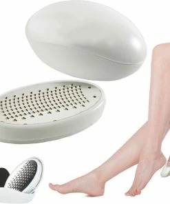 Beste recensies van ⭐ VERK GROUP 2 Stuks Eeltverwijderaars - Rasper Met Verzamelbak - Inc 2 Schurende Inzetstukken - Afmetingen: 9,5 Cm X 5,5 Cm X 4,5 Cm 👏