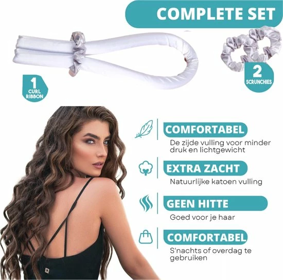 Coupon π― BeautyFit Heatless Curling Ribbon - Blauw - Satijnen Haarkruller - Inclusief Scrunchies En Haarklem - Krulset - Krulspelden - Haarrollers - Heatless Curls Satin - Black Friday 2022 Deals - Schoencadeautjes π 6 Coupon π― BeautyFit Heatless Curling Ribbon - Blauw - Satijnen Haarkruller - Inclusief Scrunchies En Haarklem - Krulset - Krulspelden - Haarrollers - Heatless Curls Satin - Black Friday 2022 Deals - Schoencadeautjes π - Afbeelding 4