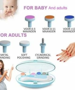 Kopen 🔔 Merkloos Electrische Baby Nagelset 🎁