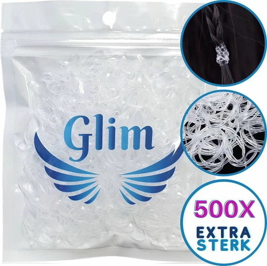 Goedkoop 🧨 Glim® 500x Transparant Mini Elastiekjes - Meisjes - Baby - Kinderen - Haar Elastieken - Elastiek - Extra Sterk ✨ 3 Goedkoop 🧨 Glim® 500x Transparant Mini Elastiekjes - Meisjes - Baby - Kinderen - Haar Elastieken - Elastiek - Extra Sterk ✨